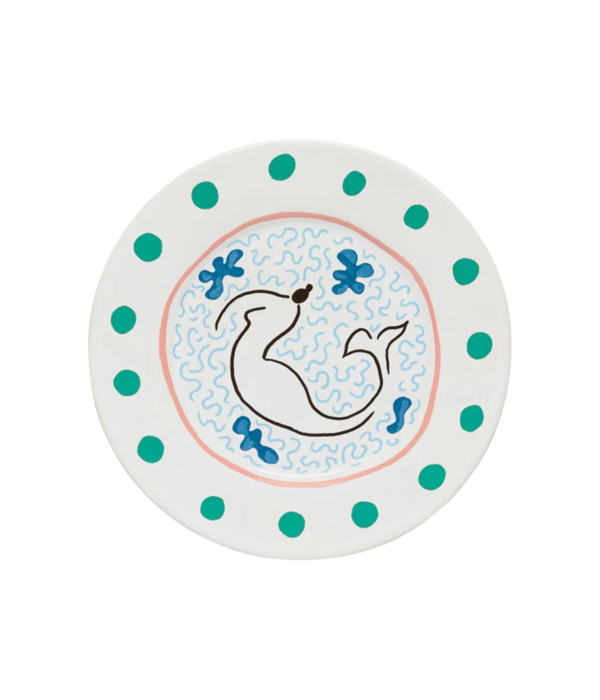Costa Nova Costa Nova Summer Bliss Mermaid Dessert Plate 22.1 cm