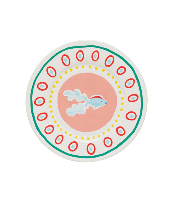 Costa Nova Costa Nova Summer Bliss Guppy Dessert Plate 22.1 cm