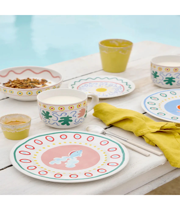 Costa Nova Costa Nova Summer Bliss Guppy Dessert Plate 22.1 cm