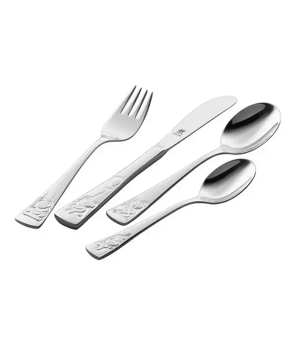 Zwilling ZWILLING Twin  4 Piece Teddy Children Flatware Set