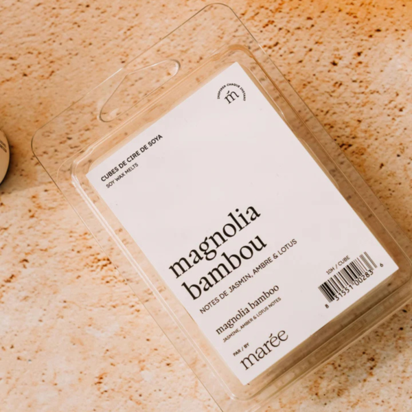 Marée Chandelles Magnolia Bamboo Soy Wax Melts for Diffuser