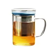 Glass Mug with Lid and Infuser 350 ml