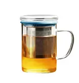 Glass Mug with Lid and Infuser 350 ml