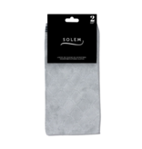 Solem Ensemble de 2 linges de cuisine Les Essentiels Gris - Solem