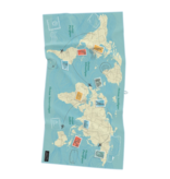 Solem Solem Around The World XL Microfiber Beach Towel