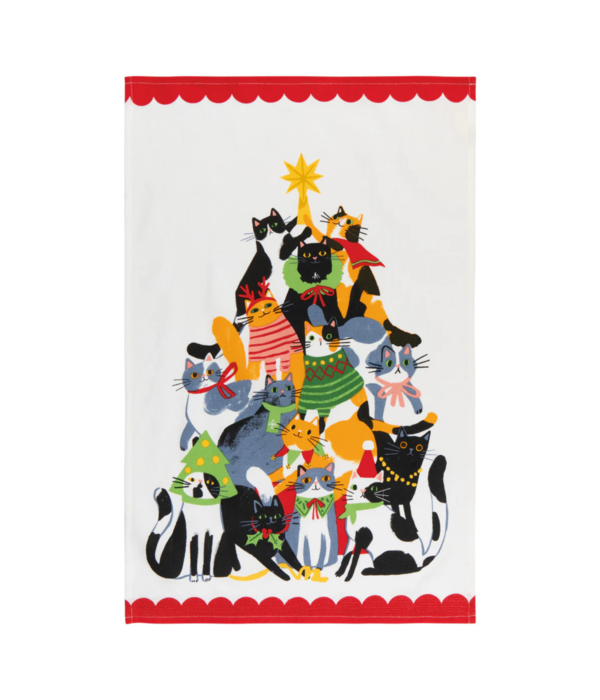 Danica Christmas Cats Dishtowel