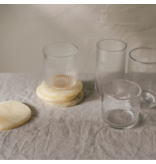 Ensemble de 4 sous-verres en résine ivoire – Danica