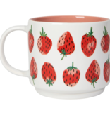 Danica Heirloom Tasse 16 oz et chaussettes motif fraises - Danica