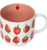Danica Heirloom Danica 16 oz Mug and Strawberry-Patterned Socks