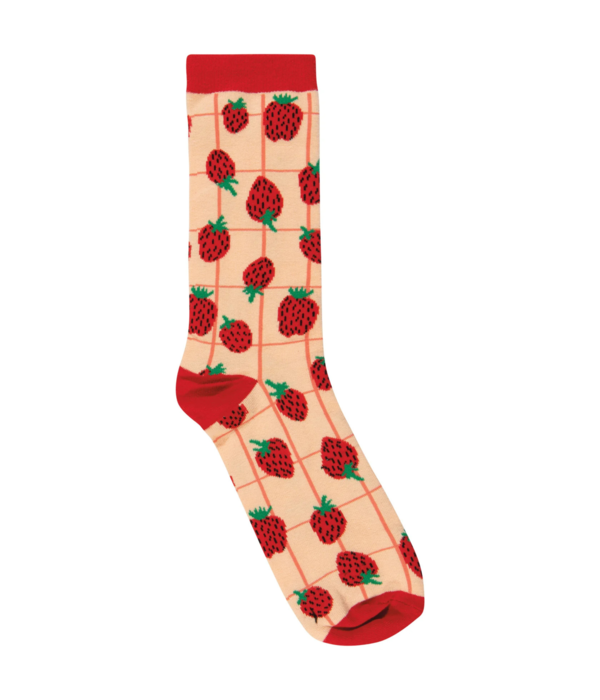 Danica Heirloom Danica 16 oz Mug and Strawberry-Patterned Socks