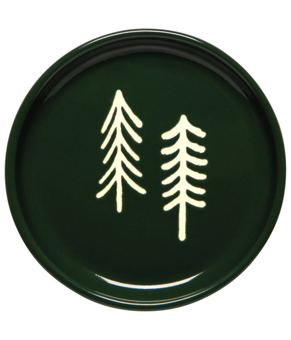 Danica Heirloom Danica Green 14 oz Mug with Lid and Ski Pattern