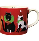 Danica Heirloom Danica Kitty Carol 14 oz Christmas Mug
