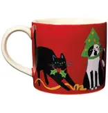 Danica Heirloom Danica Kitty Carol 14 oz Christmas Mug