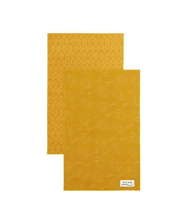 Solem Solem Set of 2 Les Magnolias Dish Towels