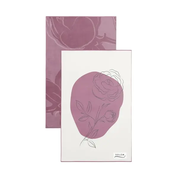 Solem Set of 2 Les Pivoines Dish Towels