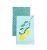 Solem Ensemble de 2 linges à vaisselle Les Citrons - Solem