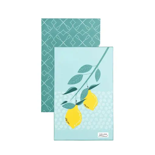 Solem Solem Set of 2 Les Citrons Dish Towels