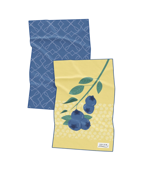 Solem Solem Set of 2 Les Bleuets Dish Towels