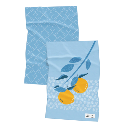 Solem Solem Set of 2 Les Mandarines Dish Towels