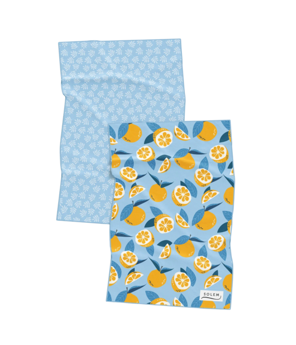 Solem Solem Set of 2 Les Mandarines Dish Towels