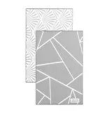 Solem Solem Set of 2 Les Raffinées Grey Dish Towels