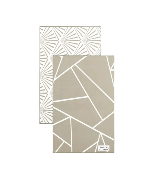 Solem Solem Set of 2 Les Raffinés Beige Dish Towels