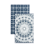 Solem Solem Set of 2 Les Raffinés Navy Dish Towels