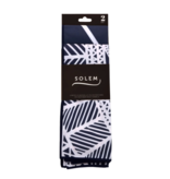 Solem Solem Set of 2 Les Raffinés Navy Dish Towels
