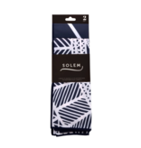 Solem Solem Set of 2 Les Raffinés Navy Dish Towels
