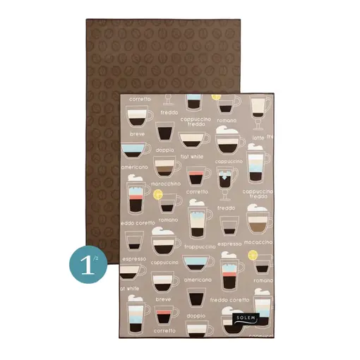 Solem Solem Set of 2 Pause-Café Dish Towels