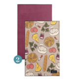 Solem Ensemble de 2 linges à vaisselle Épicurien - Solem