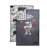 Solem Solem Set of 2 Le Roi du Gril Dish Towels