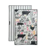 Solem Solem Set of 2 Le Roi du Gril Dish Towels