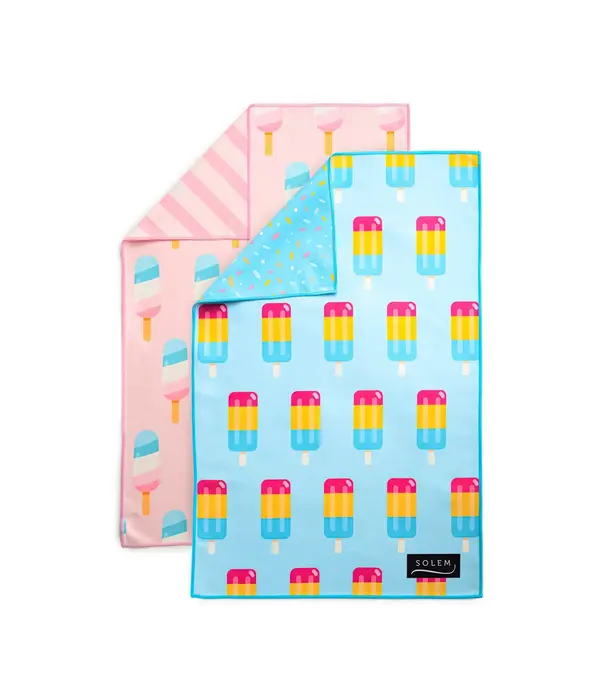 Solem Ensemble de 2 linges à vaisselle Plaisir glacé - Solem