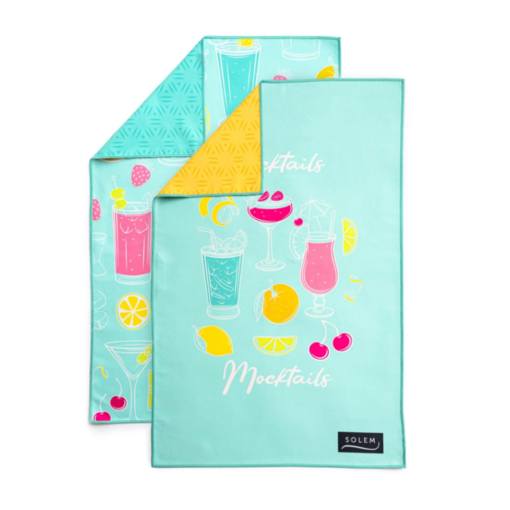 Solem Solem Set of 2 Passion Mocktails Dish Towels