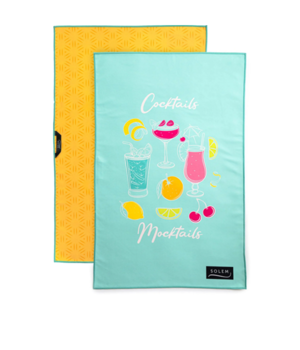 Solem Solem Set of 2 Passion Mocktails Dish Towels