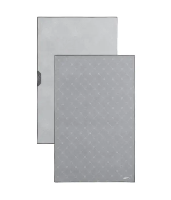 Solem Ensemble de 2 linges à vaisselle en microfibre Les Essentiels Gris - Solem