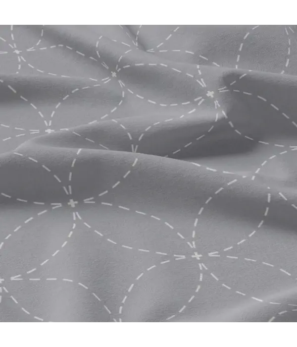 Solem Ensemble de 2 linges à vaisselle en microfibre Les Essentiels Gris - Solem