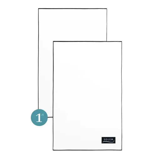 Solem Ens de 2 linges de polissage Le Sommelier - Solem