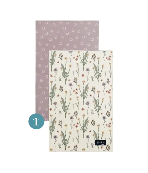 Solem Solem Set of 2 Douce Floraison Dish Towels
