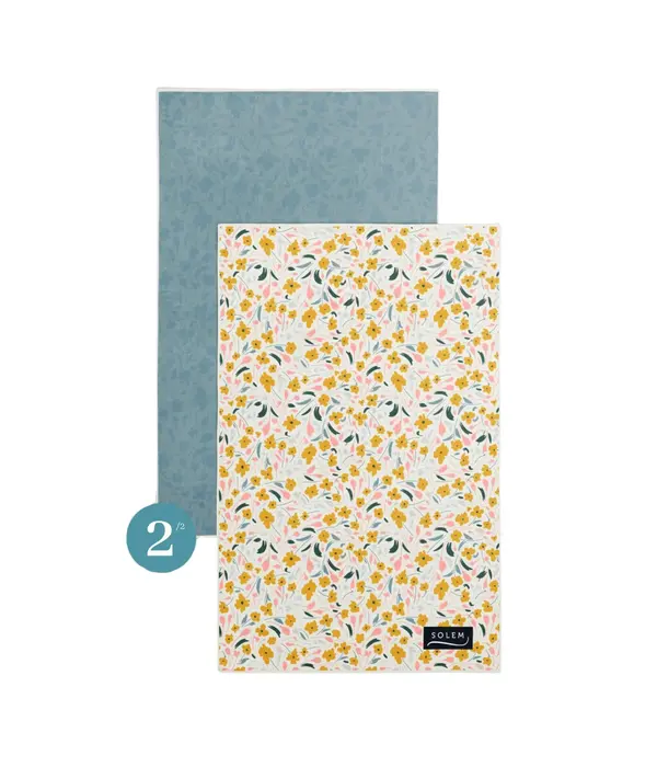 Solem Solem Set of 2 Flowery Harmony Dish Towels