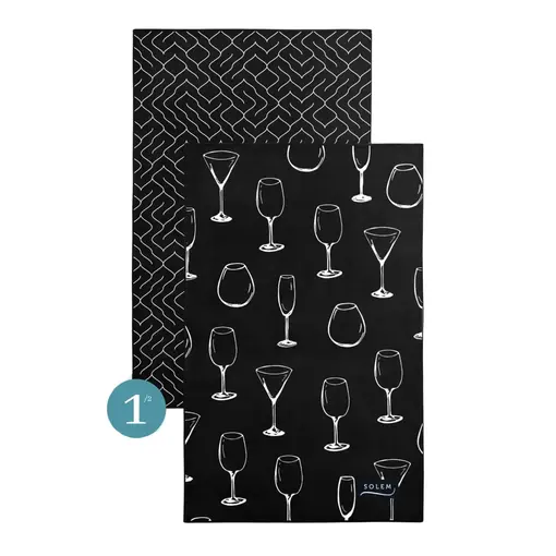 Solem Solem Set of 2 La Cuvée Dish Towels