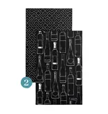 Solem Ensemble de 2 linges à vaisselle La Cuvée - Solem