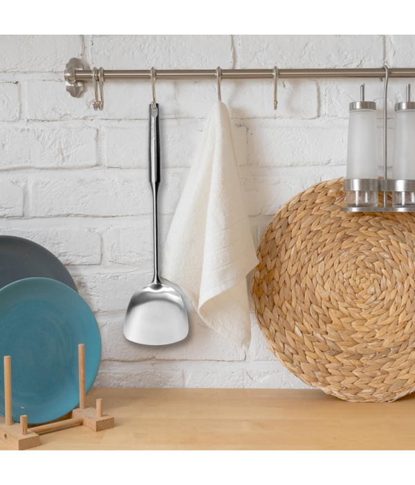 Starfrit 14.8" Asian Style Stainless Steel Turner – Starfrit