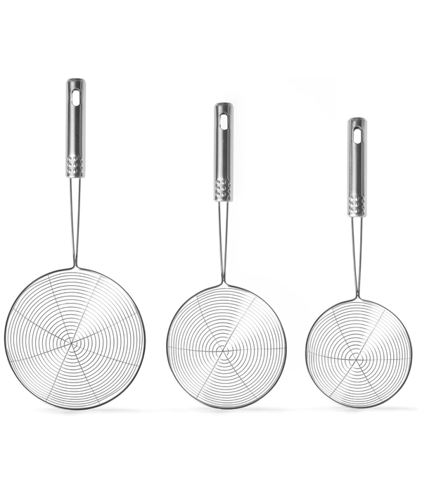 Starfrit Ensemble de 3 passoires asiatiques en acier inoxydable – Starfrit