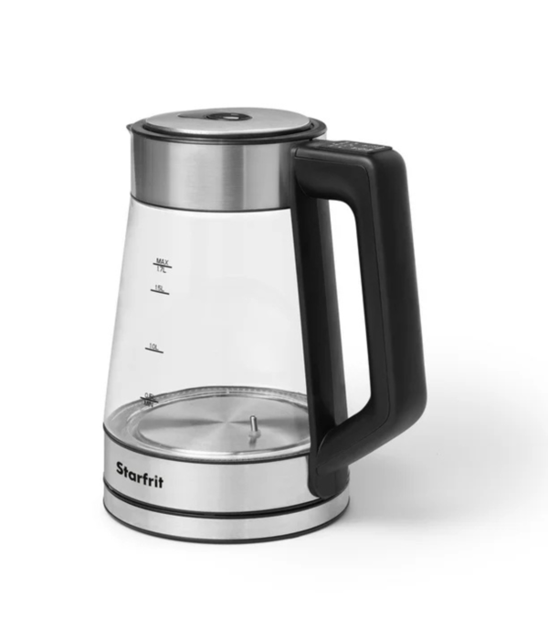 Starfrit Bouilloire en verre 1,7 L à température variable – Starfrit