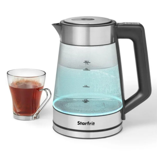 Bouilloire en verre 1,7 L à température variable – Starfrit