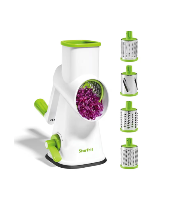 Starfrit Râpe rotative avec 4 tambours – Starfrit
