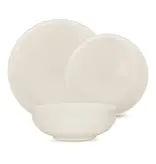 Brilliant Bistro White 12-Piece Dinnerware Set