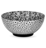 Brilliant Bol en porcelaine Daisy Noir 20 cm